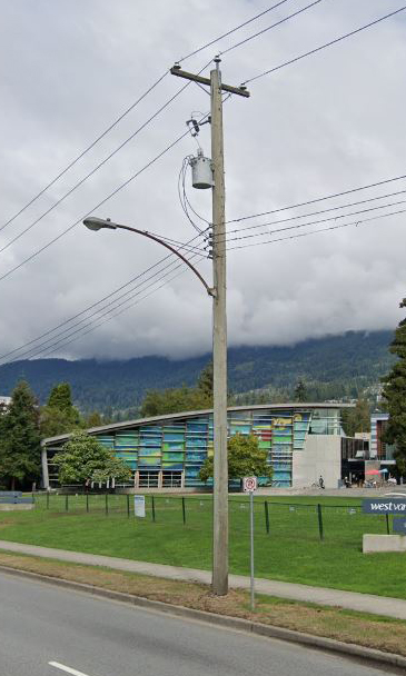 BC Hydro street light