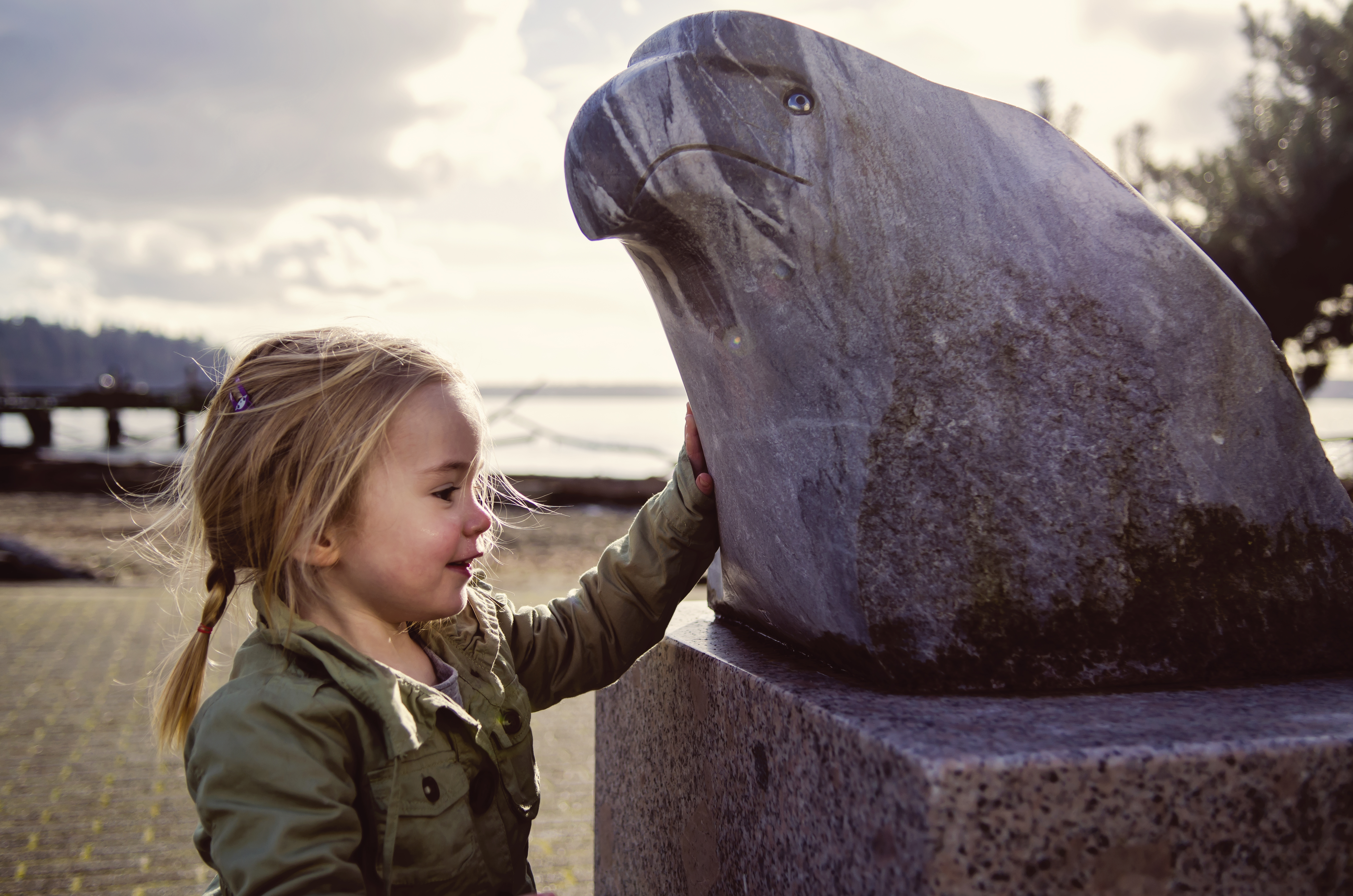 public art - Emerging Power (with child)
