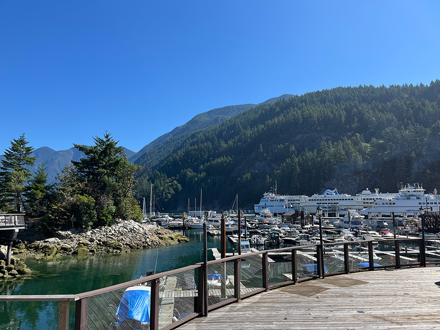 Horseshoe Bay Boathouse West Deck (ocean view)
