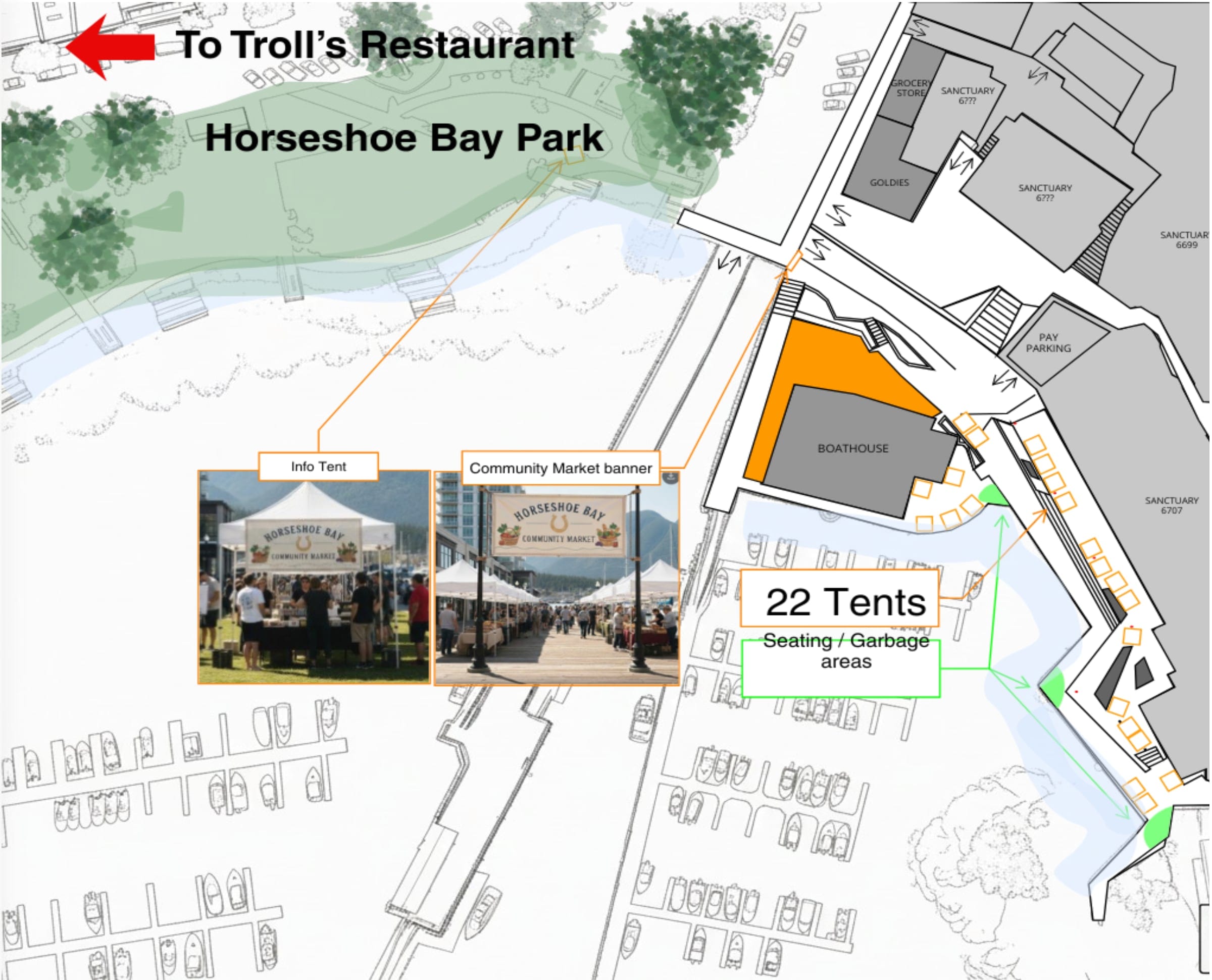 Horseshoe Bay Community Market - map