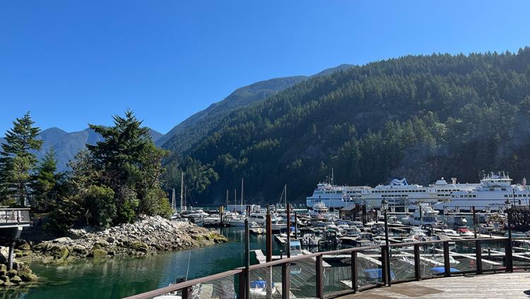 Horseshoe Bay Boathouse West Deck (ocean view)