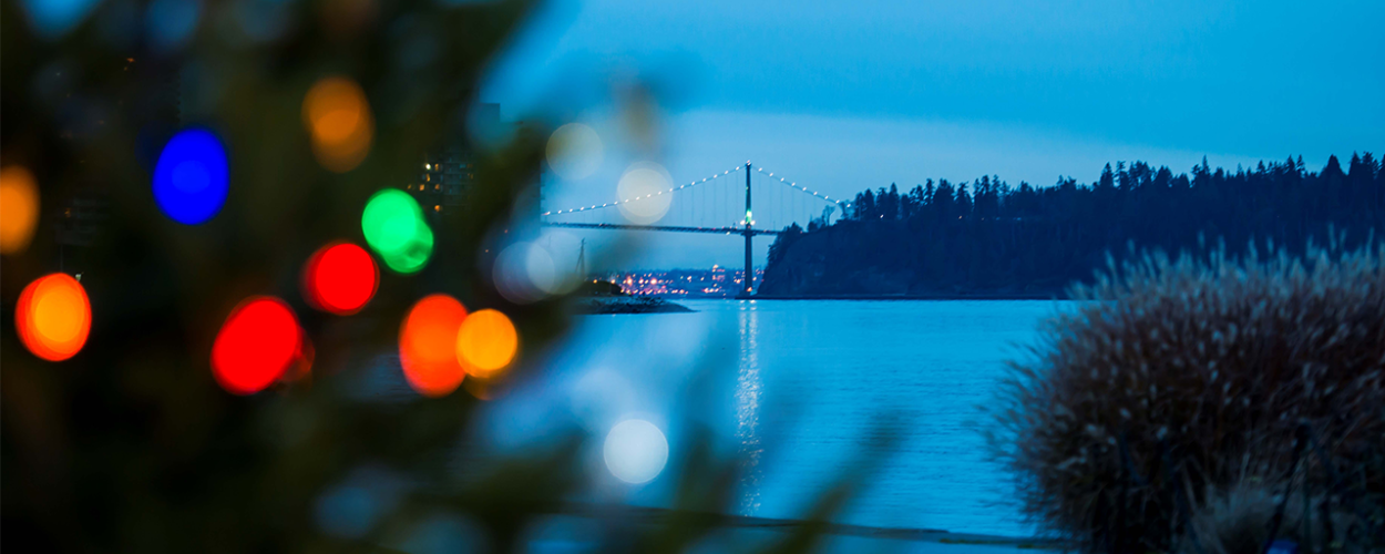 Holiday lights - Dundarave 2012