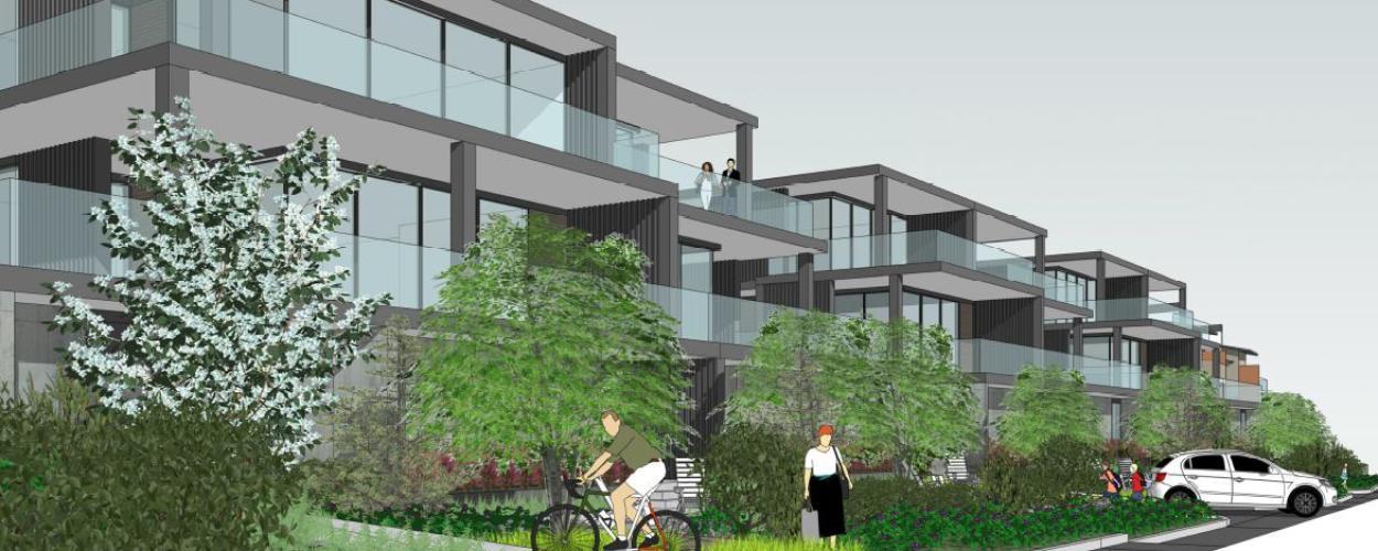 A computer rendering of the proposed development at 2833 Chippendale Road.
