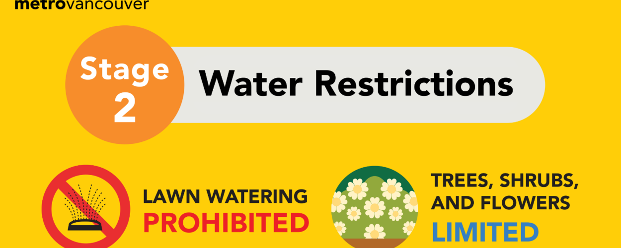 Stage 2 water restrictions - News post