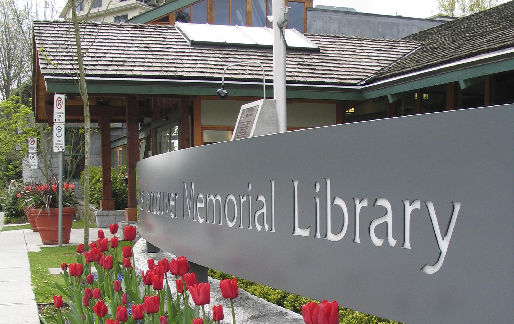 Library Donations District of West Vancouver